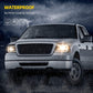 2004 - 2008 Ford F-150 Black Housing with led DRL