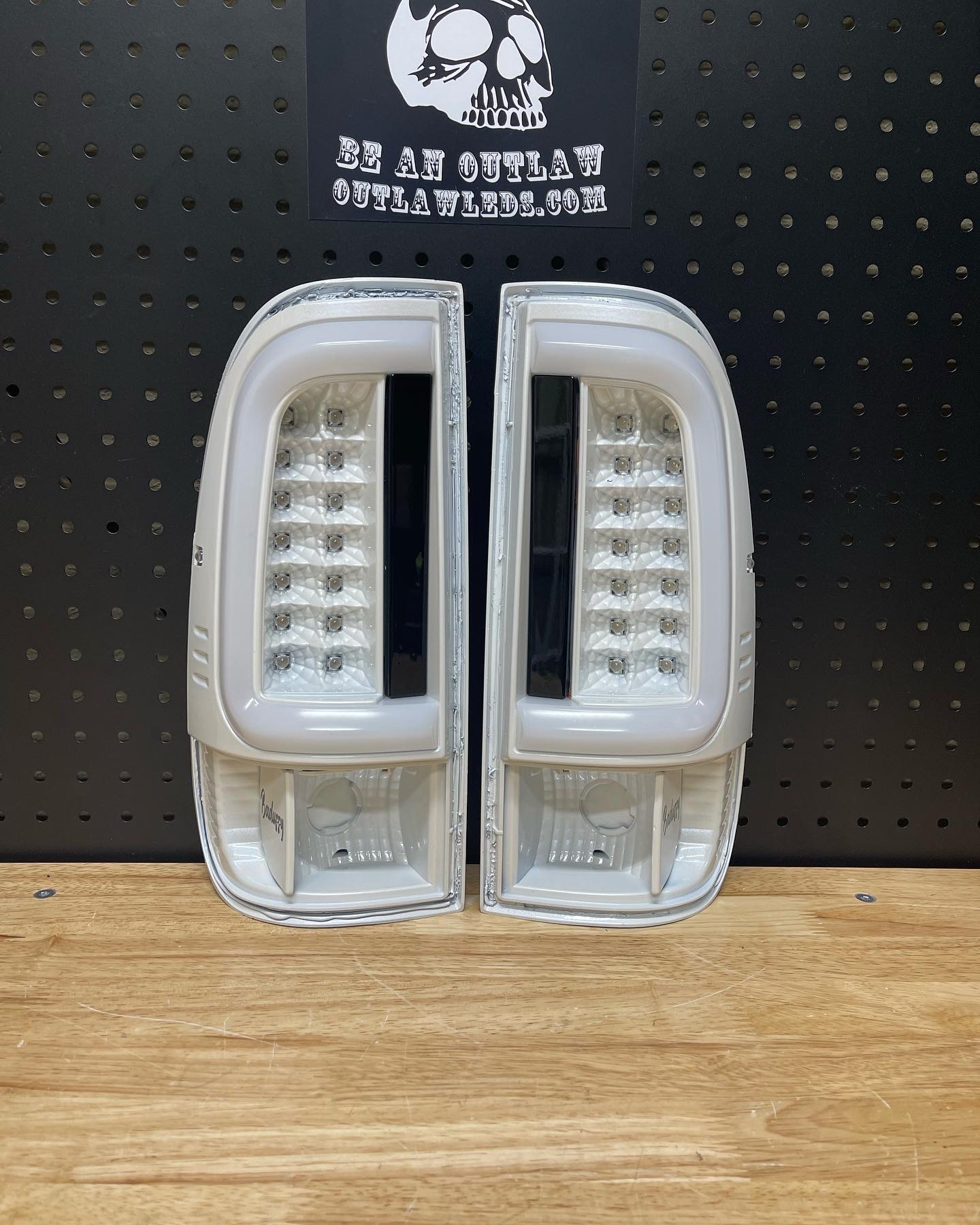 1999-2007 Ford Superduty Recon Painted Tail Lights