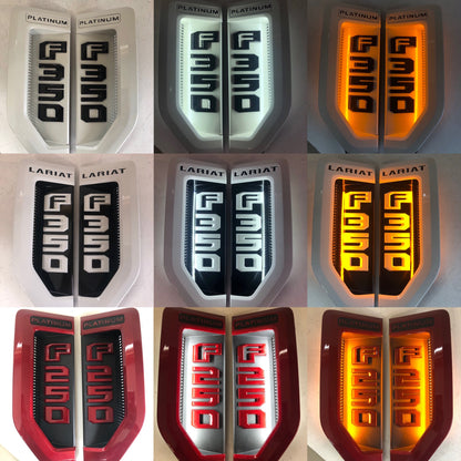 2017-2022 Ford Superduty Switchback Fender Badges