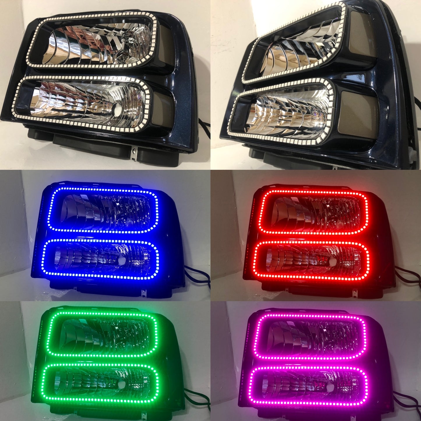 1999-2007 Superduty Double Halo Headlights