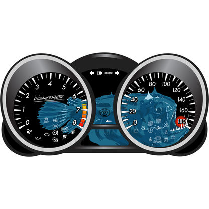 Illumaesthetics Mazda Mazdaspeed 3 2nd Generation Gauge Faces Bl 1013