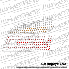 GD 02-03 impreza DIY led kit