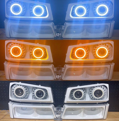 2003-2006 Chevy Cat Eye C Bar Headlights