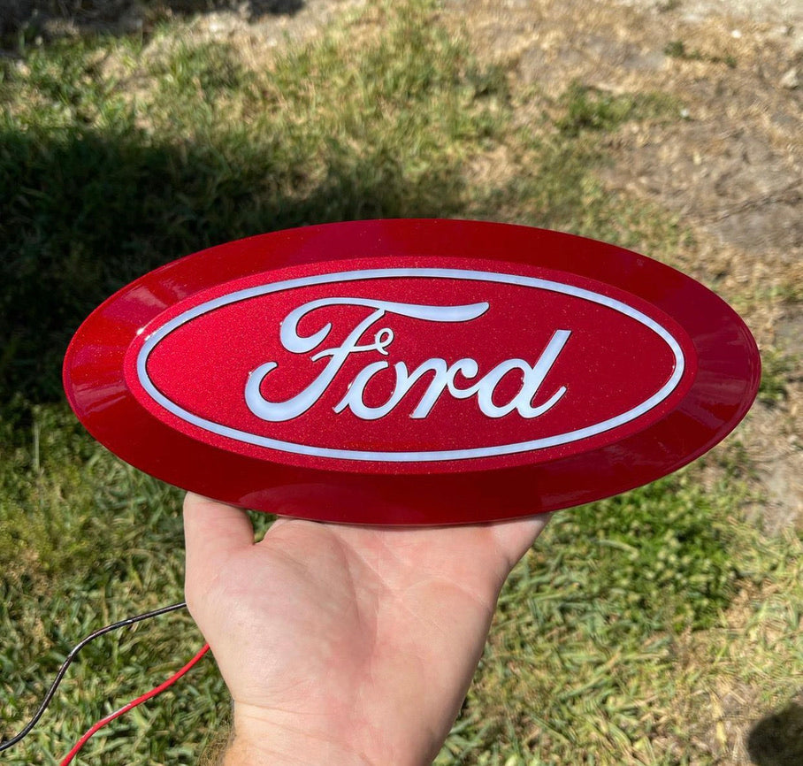 2018-2020 Ford F150 Light Up Badge Honeycomb Grille