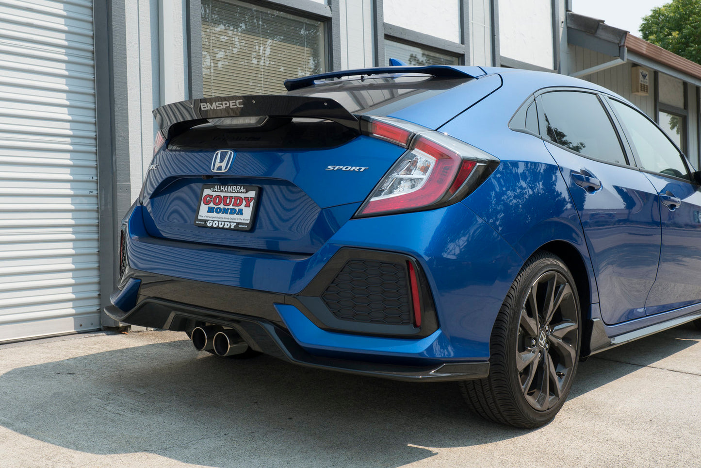 2016+ honda civic hatchback spoiler extension - epsilon+