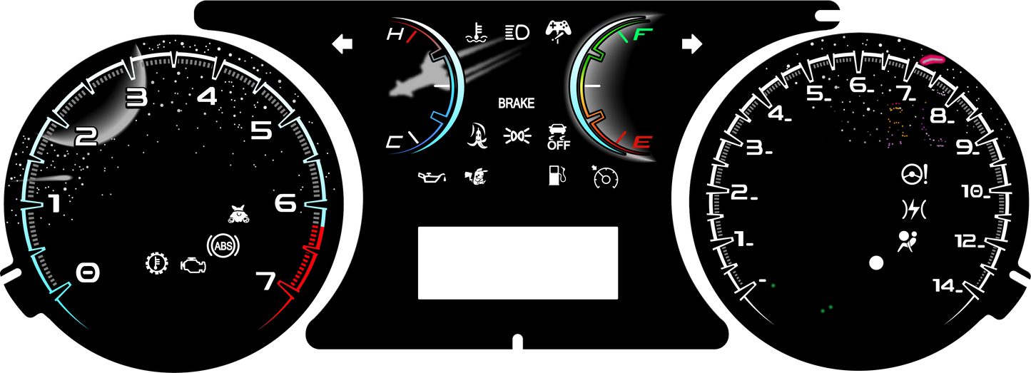 Illumaesthetic Dodge Dart  - Gauge Faces