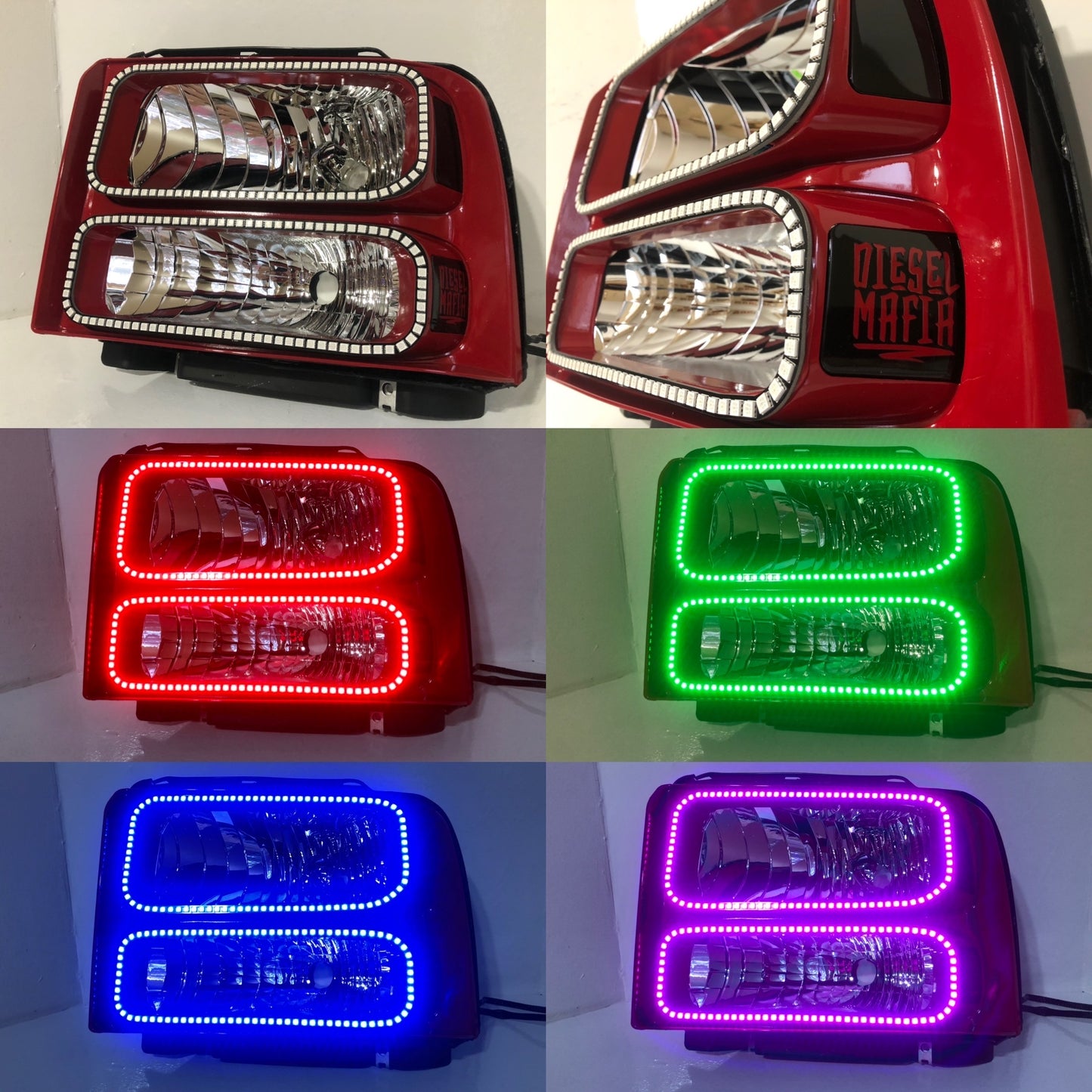 1999-2007 Superduty Double Halo Headlights