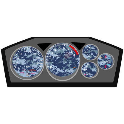 Illumaesthetics Mitsubishi Lancer Evolution 789 Gauge Faces Ct9a