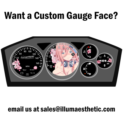 Illumaesthetics Mitsubishi Lancer Evolution 789 Gauge Faces Ct9a