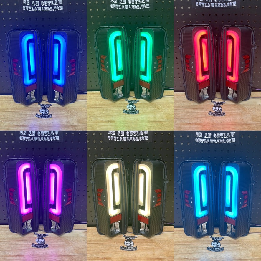 1987-1997 Obs Ford LED Bar Tail Lights