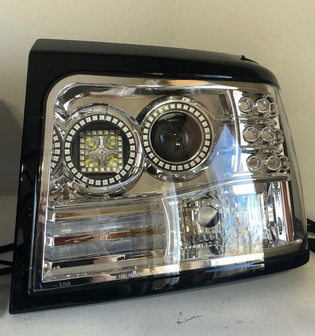 1992-1997 Obs Headlights Double Halo With Pod Retrofit