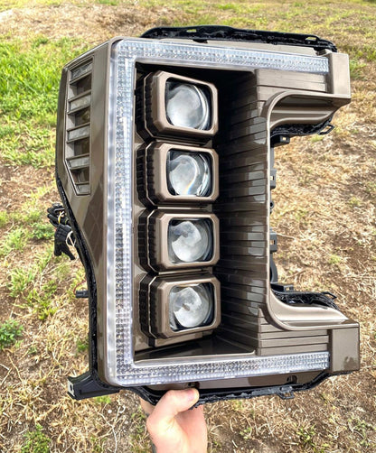 2017-2019 Ford Superduty Morimoto Xb LED Headlights White Drl