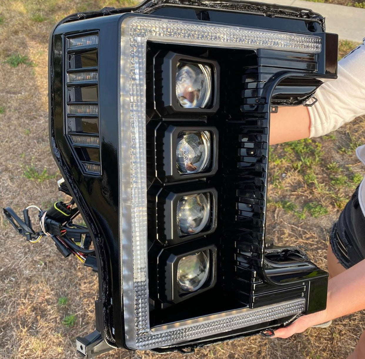 2017-2019 Ford Superduty Morimoto Xb LED Headlights White Drl