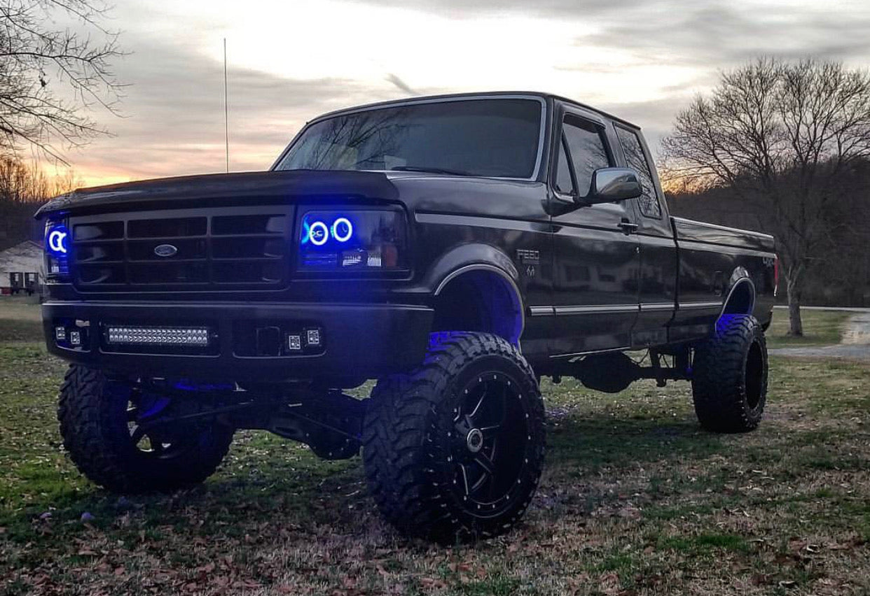 1992-1997 Ford Obs Headlights Double Halo