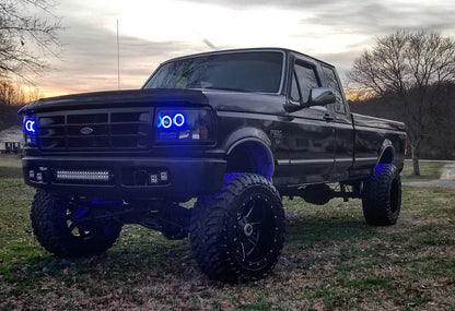 1992-1997 Ford Obs Headlights Double Halo