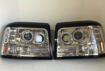 1992-1997 Obs Headlights Double Halo With Pod Retrofit