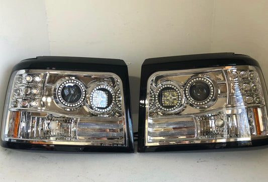 1992-1997 Obs Headlights Double Halo With Pod Retrofit