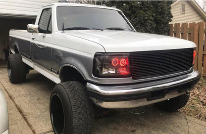 1992-1997 Obs Headlights Double Halo 3 Strips