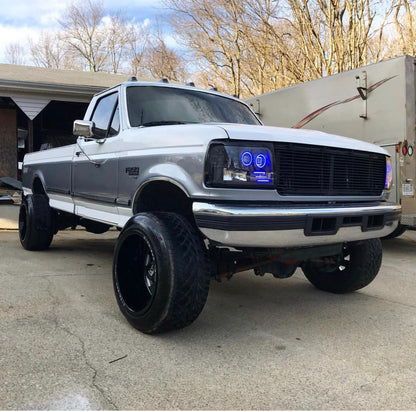 1992-1997 Obs Headlights Double Halo 3 Strips