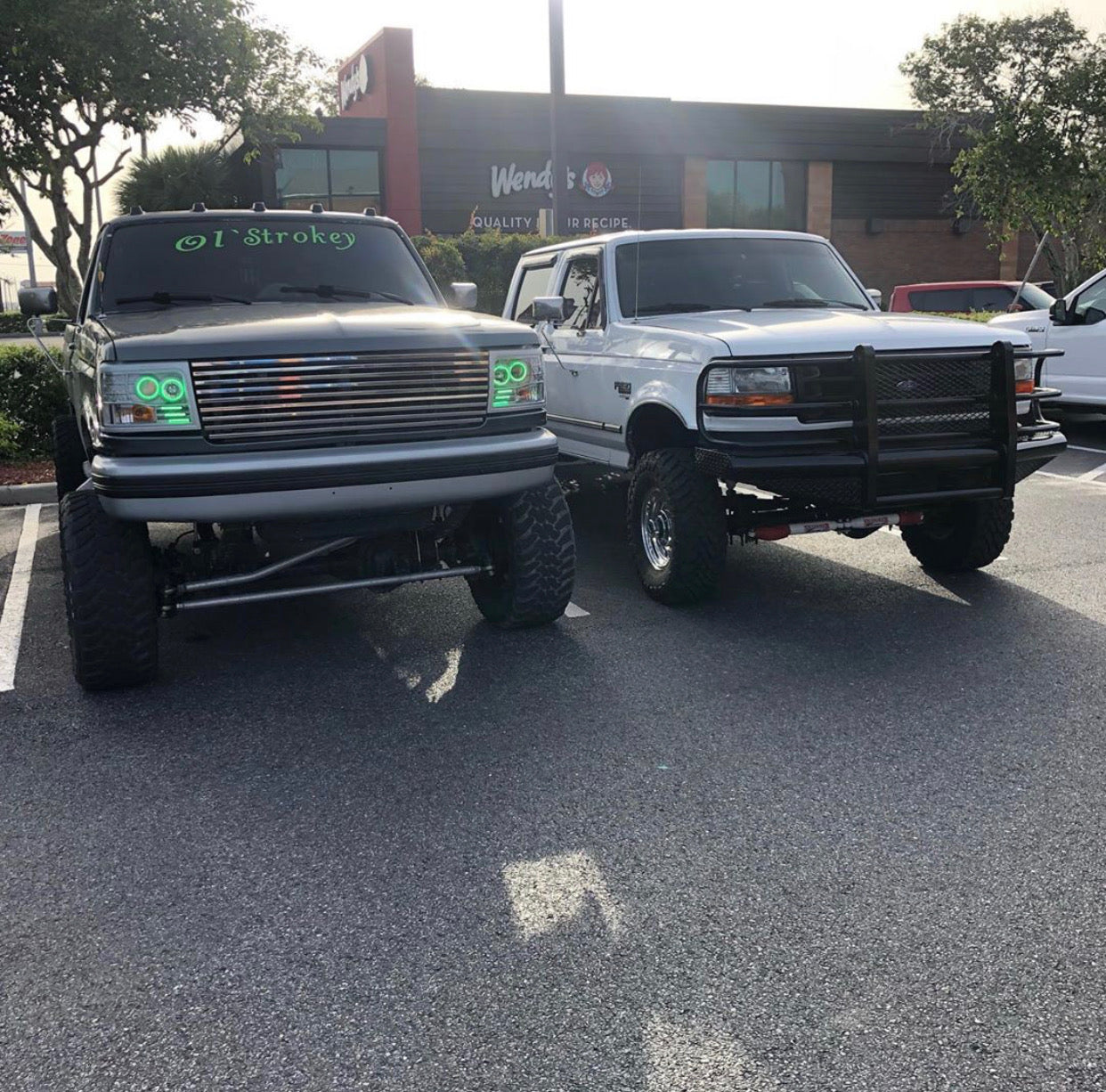 1992-1997 Obs Headlights Double Halo 3 Strips