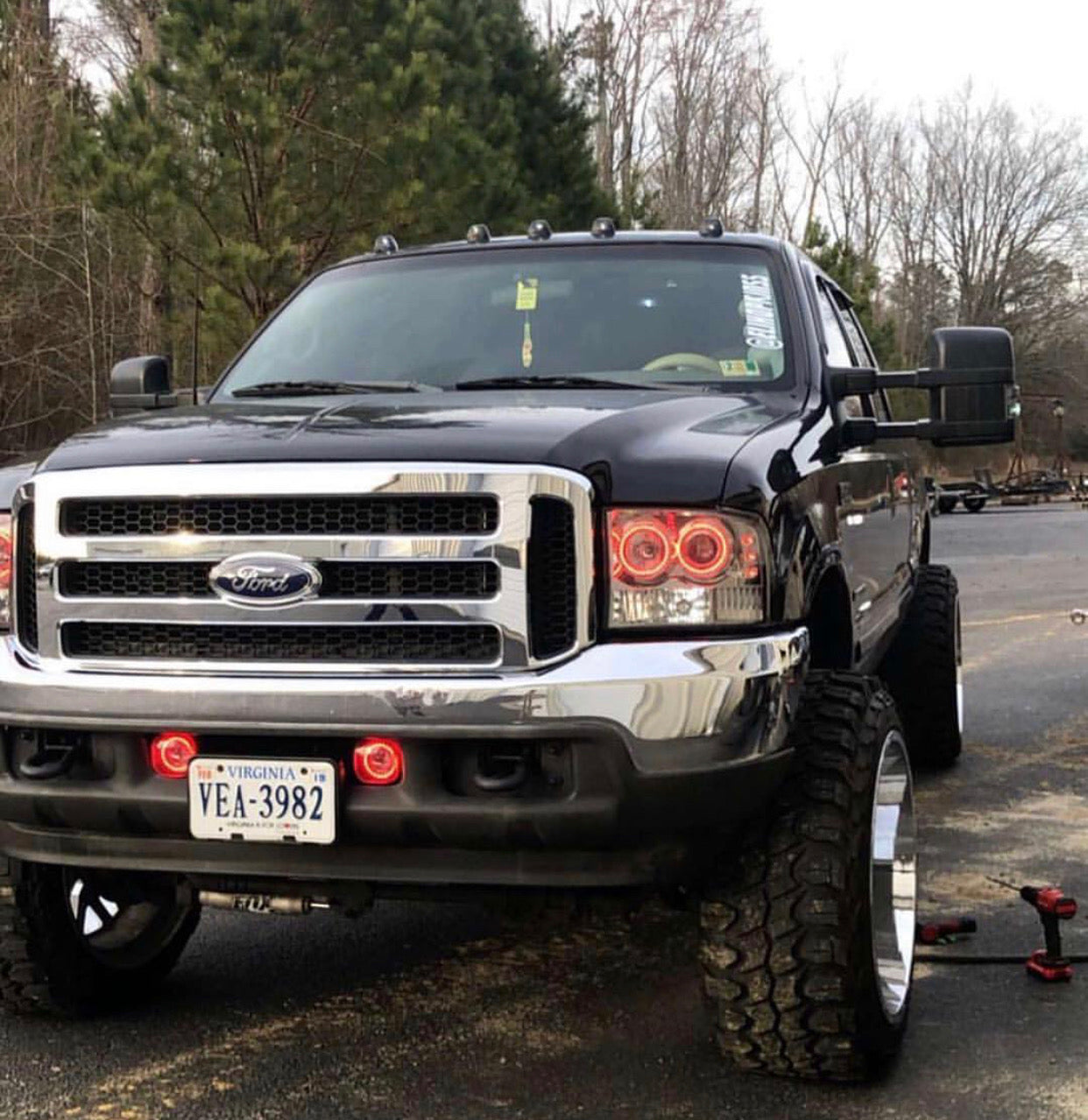 1999-2007 F250f350 Superduty Double Halo Projector Headlights