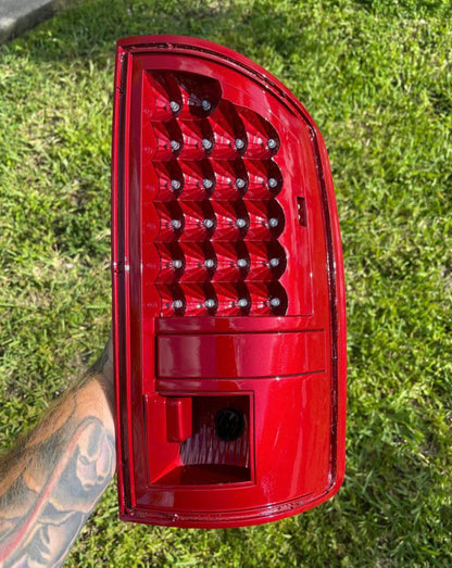 2007-2008 Dodge Ram 150025003500 Painted Tail Lights