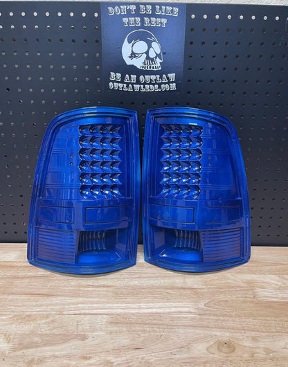 2007-2008 Dodge Ram 150025003500 Painted Tail Lights