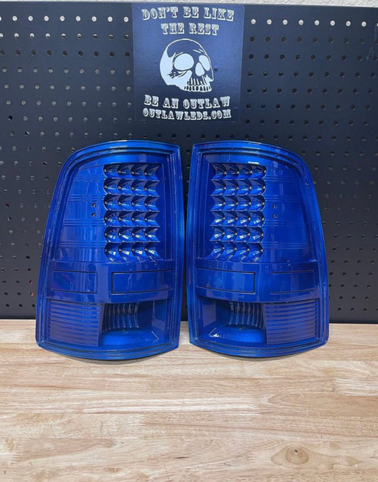 2007-2008 Dodge Ram 150025003500 Painted Tail Lights