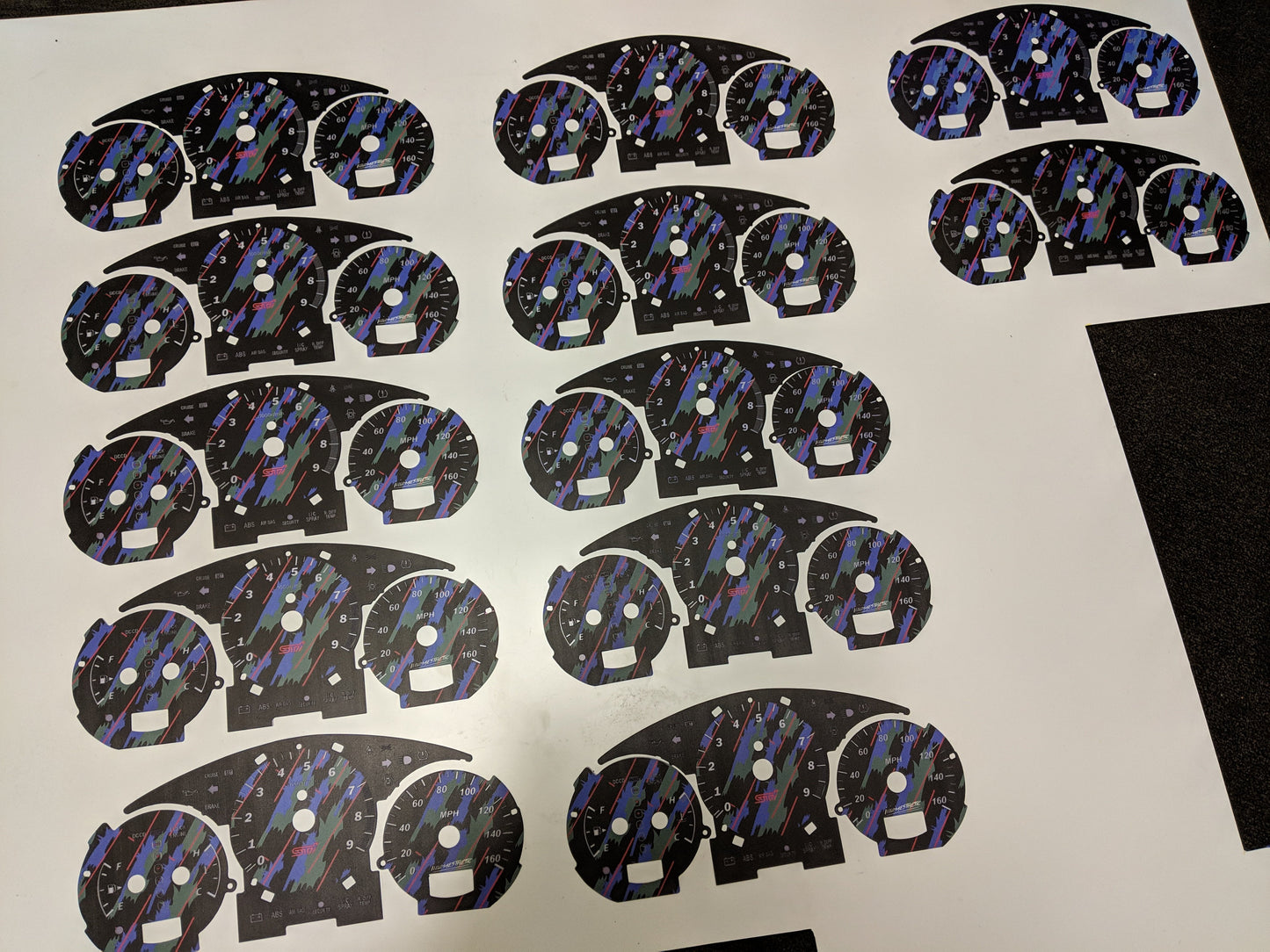 Limited Preorder Illumaesthetic Subaru Gd Sti 0407 Hks Gauge Faces