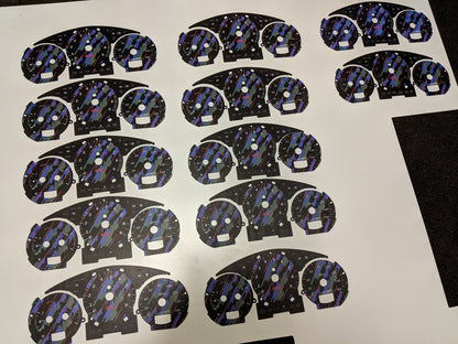 Limited Preorder Illumaesthetic Subaru Gd Sti 0407 Hks Gauge Faces