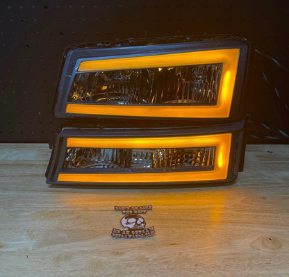 2003-2006 Chevy Cat Eye C Bar Headlights