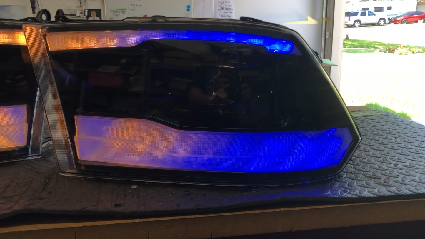 2009 - 2018 Ram 1500 Color shifting headlights