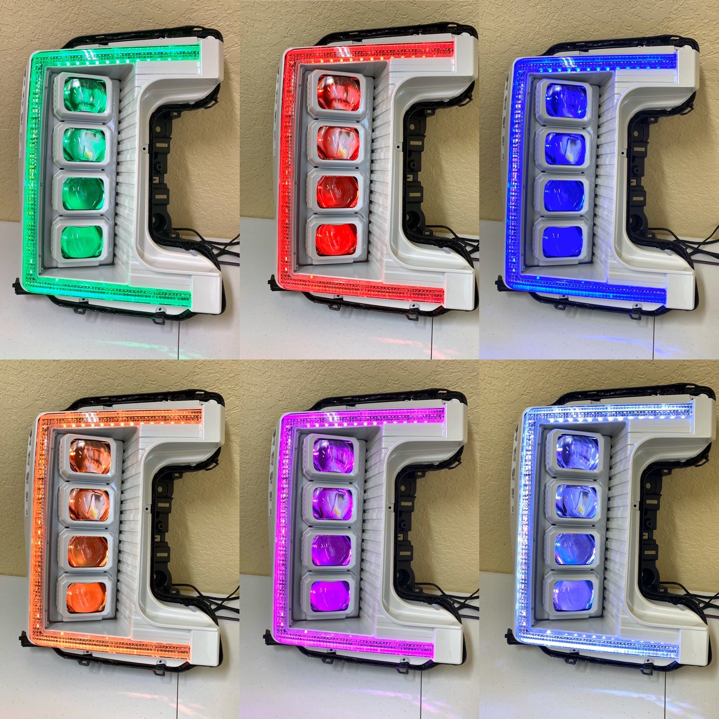 2017-2019 Ford Superduty Morimoto Xb LED Headlights White Drl