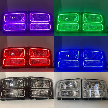 1999-2007 Superduty Double Halo Headlights