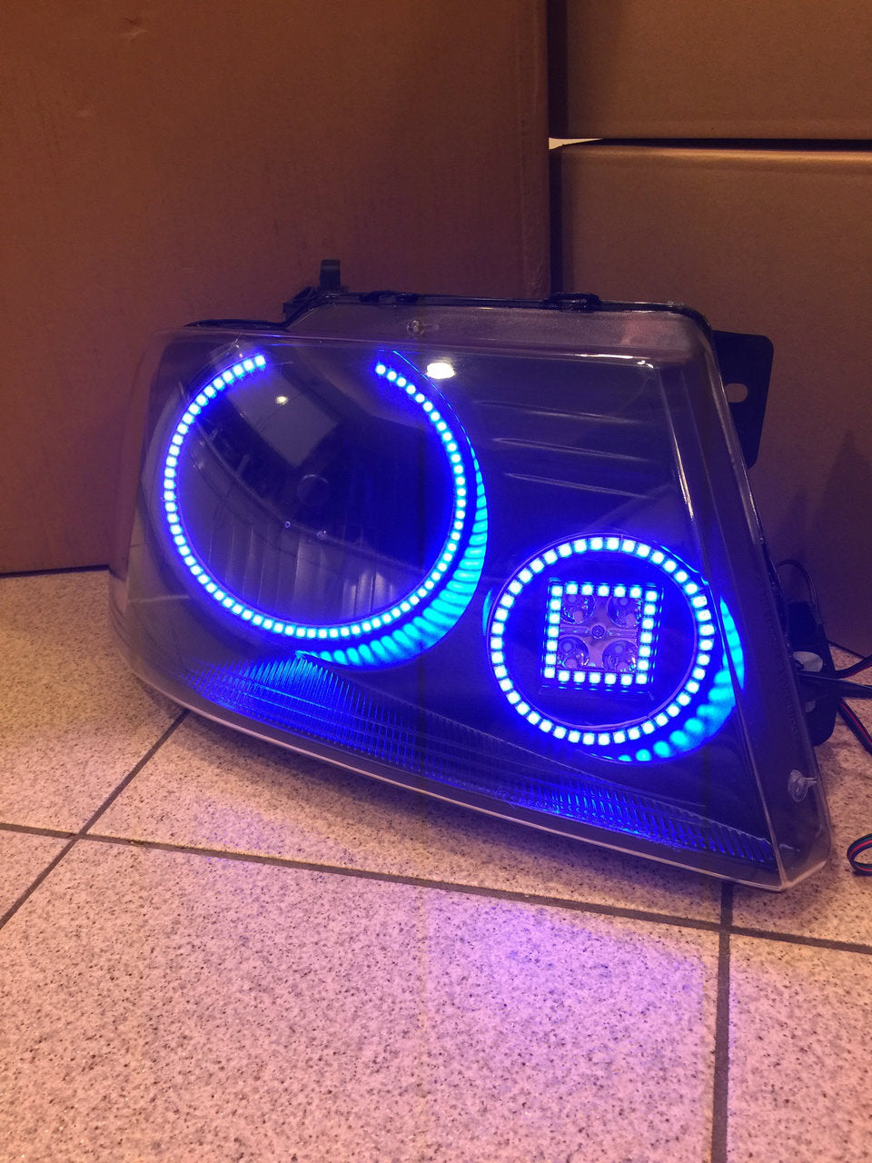 2004-2008 F150 Halo Headlights With Pod Retrofit