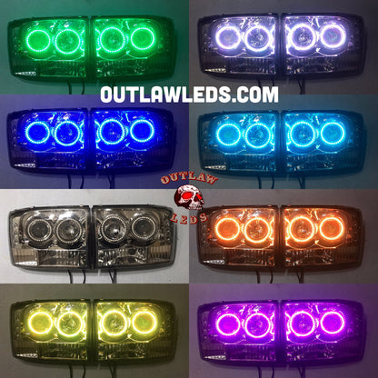 1999-2007 F250f350 Superduty Double Halo Projector Headlights