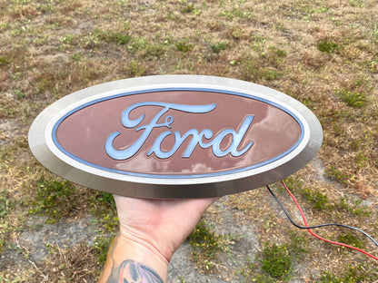 2011-2016 Ford Superduty Light Up Badge Front