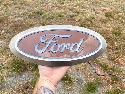 2011-2016 Ford Superduty Light Up Badge Front