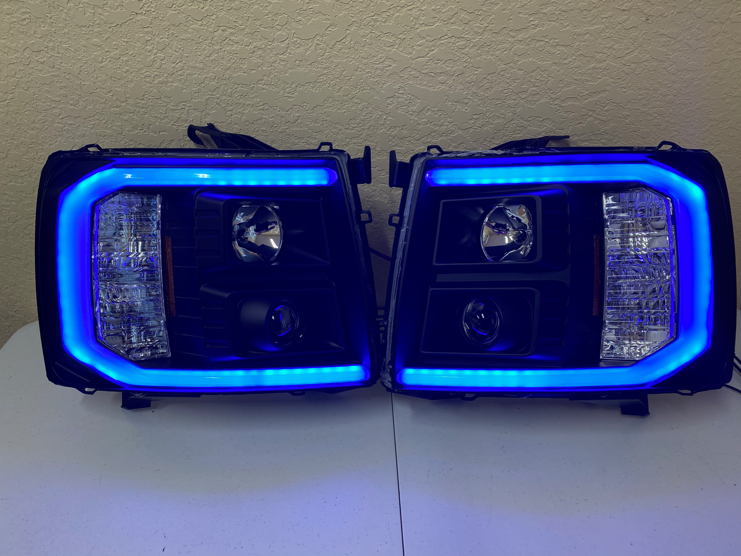 2007-2013 Chevy Silverado C Bar Projector Headlights