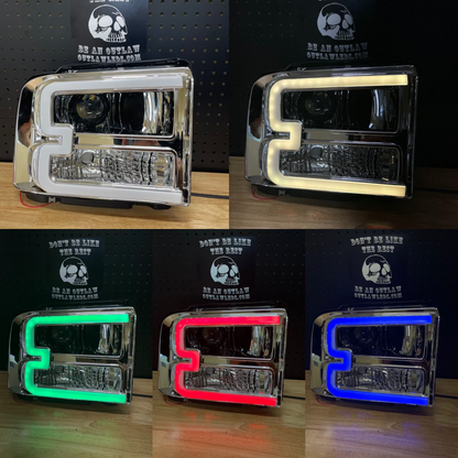 1999-2007 Superduty Bar Style Headlights