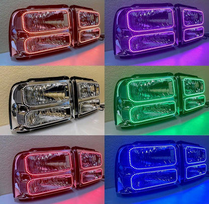 1999-2007 Superduty Double Halo Headlights