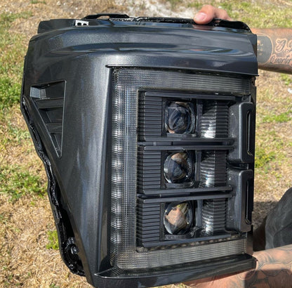 2011-2016 Ford Superduty Xb LED Headlights Amber Drl