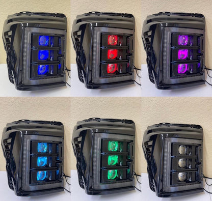 2011-2016 Ford Superduty Xb LED Headlights Amber Drl