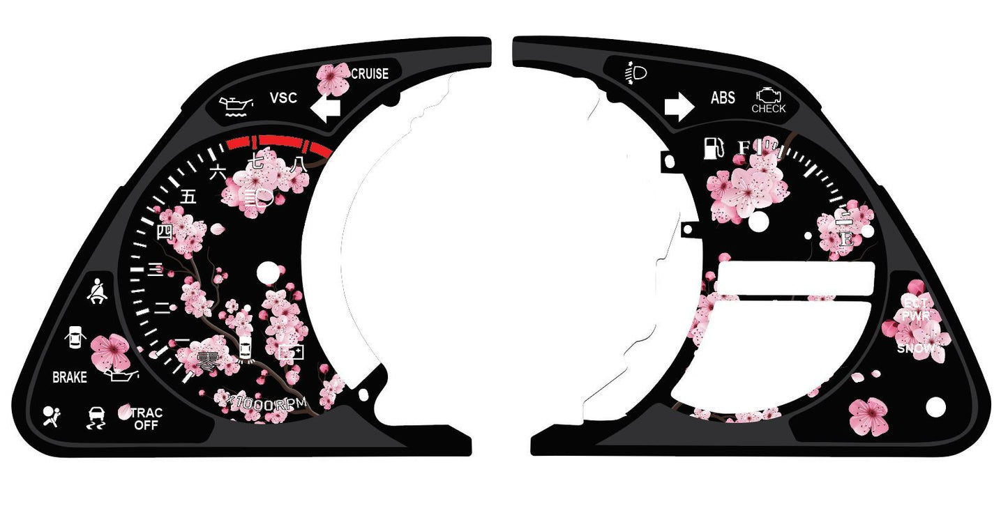 Illumaesthetic Lexus IS300 (XE10) - Gauge Faces (01-05)