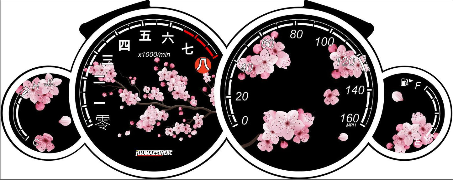 Illumaesthetic Subaru Legacy GT (BL,BP) - Gauge Faces (03-07)