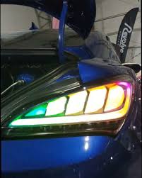 Color Shifting Spec D Tail Lights - 10 - 16 genesis coupe