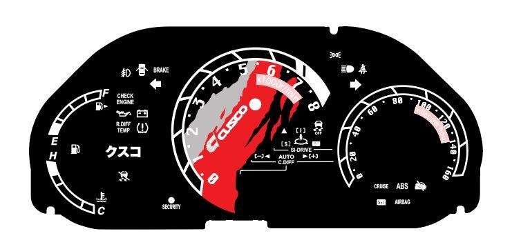 Limited Preorder Illumaesthetic Subaru Wrxsti Cusco Gauge Faces