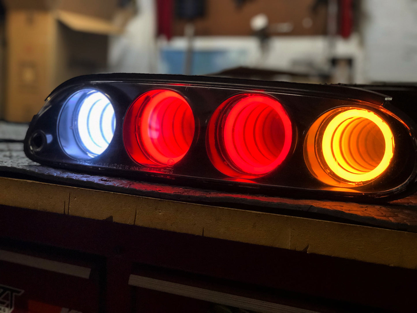 Infinity mirror mk4 Supra tail lights