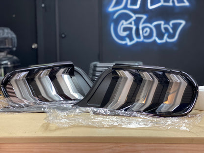 NTXGlow Clear Tail Lights (2015-2023 Ford Mustang)