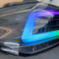 2015 - 2021 Subaru wrx BLACK spec d color shifting tail lights